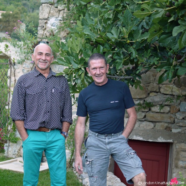 michel and roberto at Chateau de mandagout michel and roberto at Chateau de mandagout