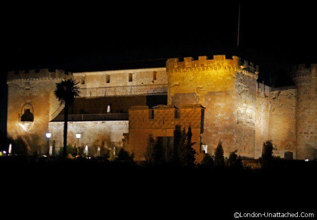 Castillo de Buen Amor at Night