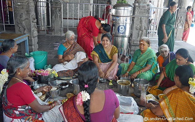 women in chennai temple