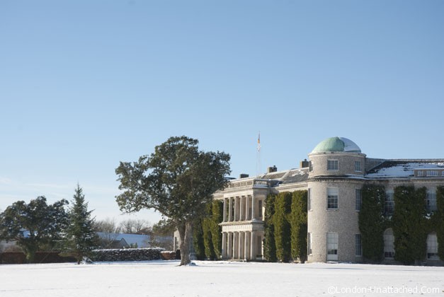 Goodwood House - Winter Goodwood House with sheep