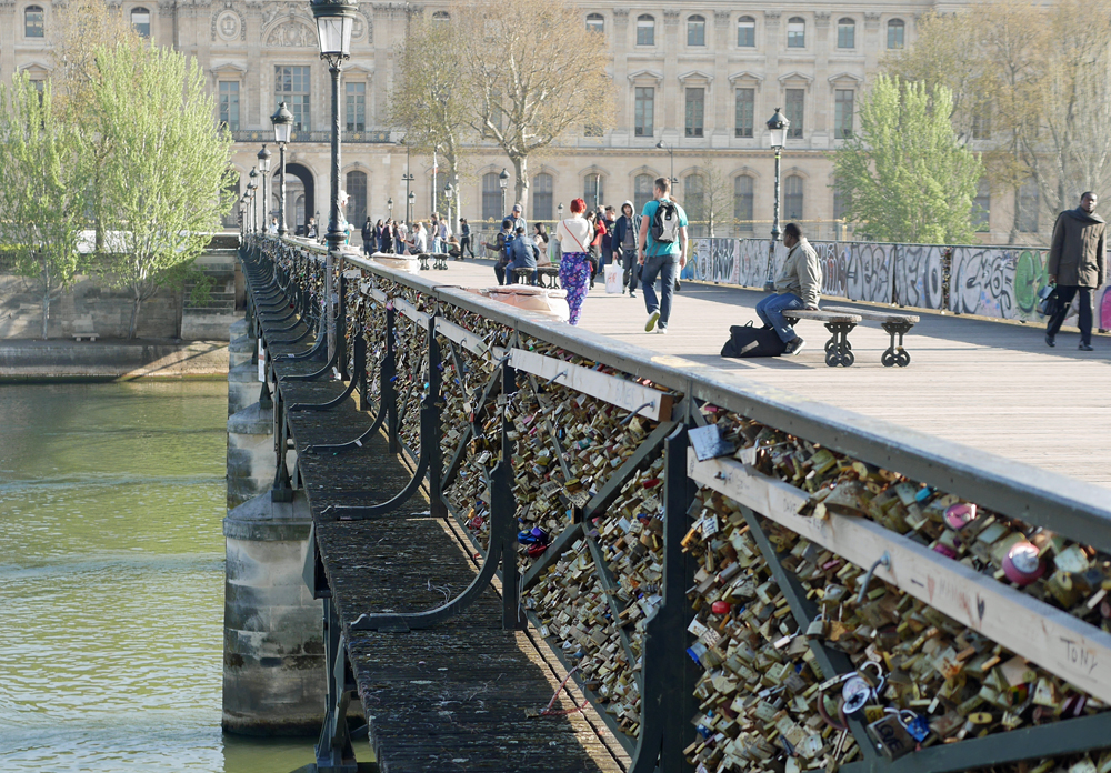 locks, bridge, paris, seine