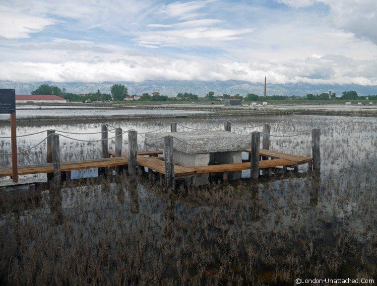 Bura over salt pans Nin Croatia Bura over salt pans Nin Croatia