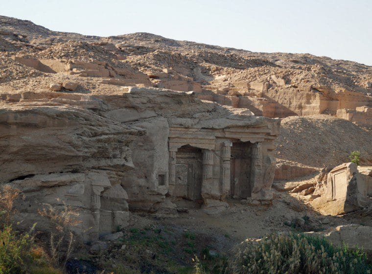 Egypt Quarry temple Gebel Silsila