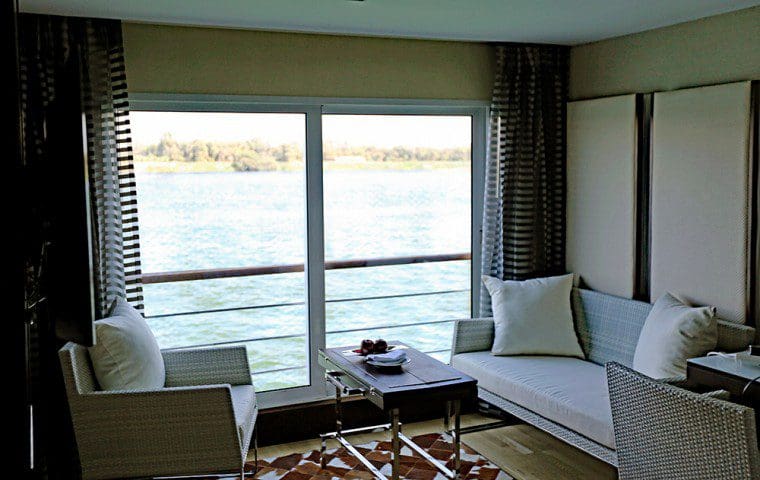 Oberoi Philae view from cabin