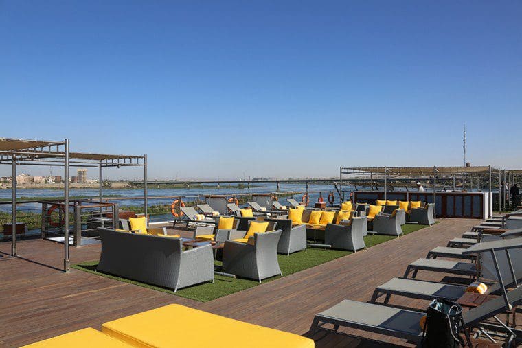 Sundeck of the Oberoi Philae