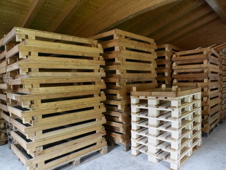 Garda Trentino - drying racks at Gino Pedrotti