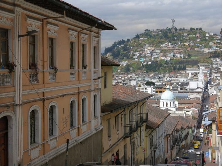 Quito Ecuador Town roads Quito Ecuador Town roads
