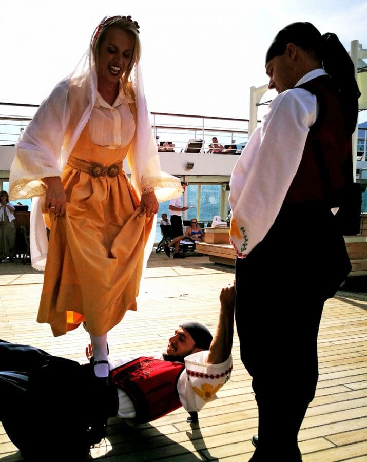 Greek Dancers on the Odyssey
