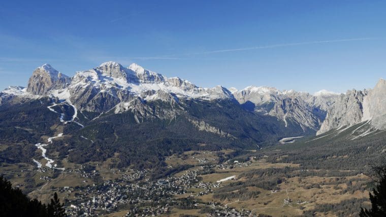 Cortina from the mountains