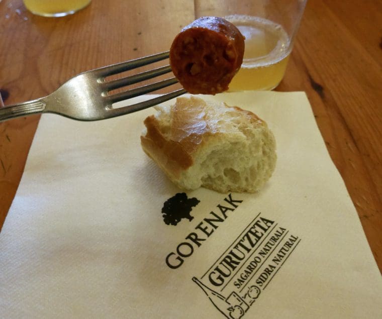 Cider House San Sebastian - Sausage Cider House San Sebastian - Sausage