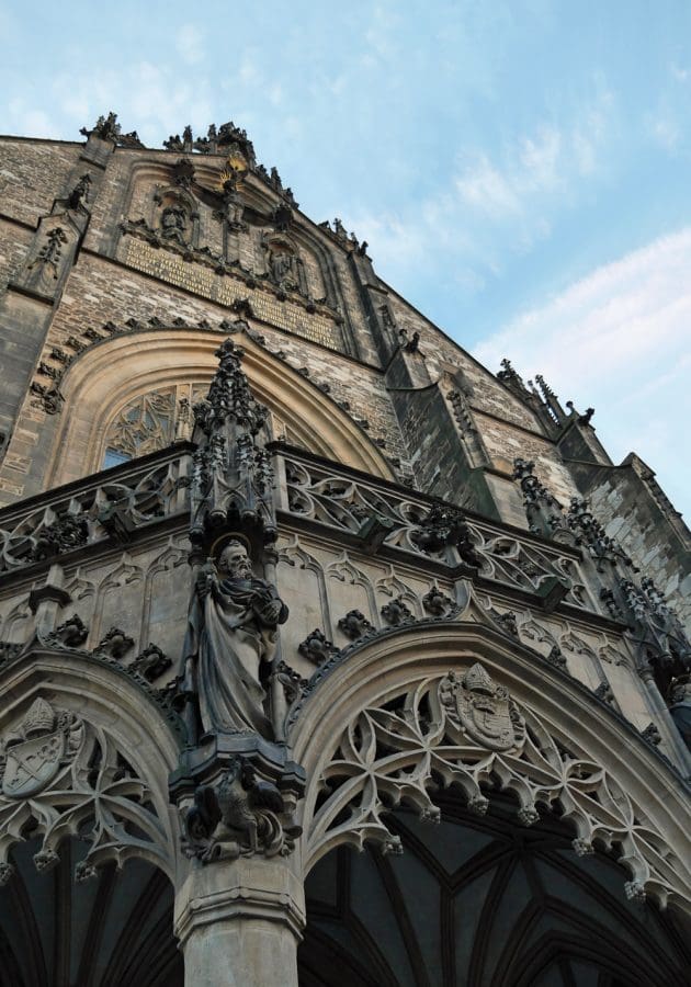 Stonework St Peter and St Paul Brno