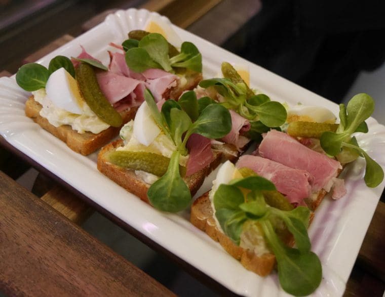 Czech open sandwiches - prague Czech open sandwiches - prague