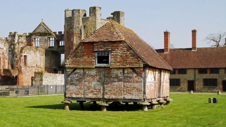Grain store Cowdray Ruins Grain store Cowdray Ruins