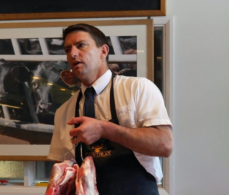 The butcher at Cowdray The butcher at Cowdray