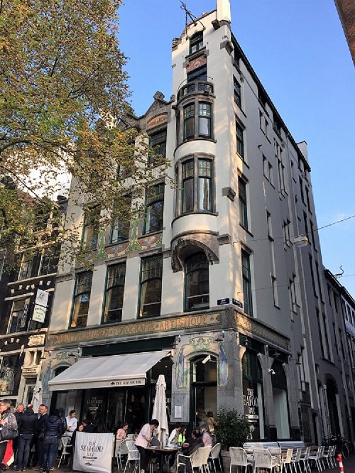 Exterior of fish restaurant