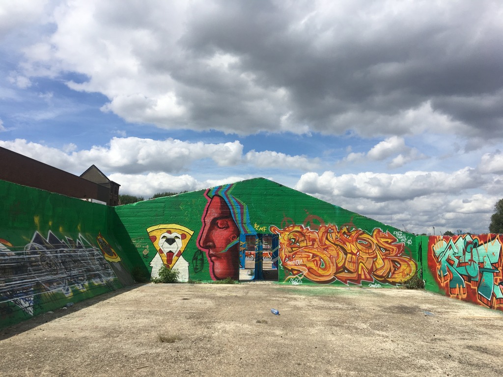 Ghent Belgium -Harbour street art