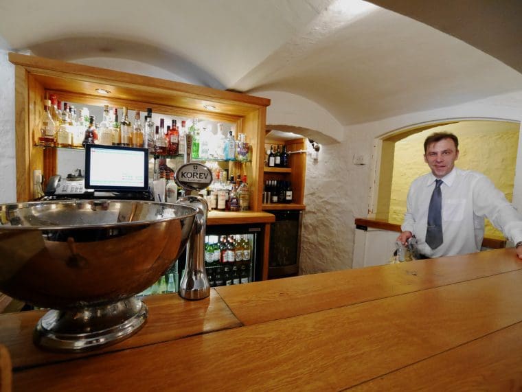 Highbullen cellars bar