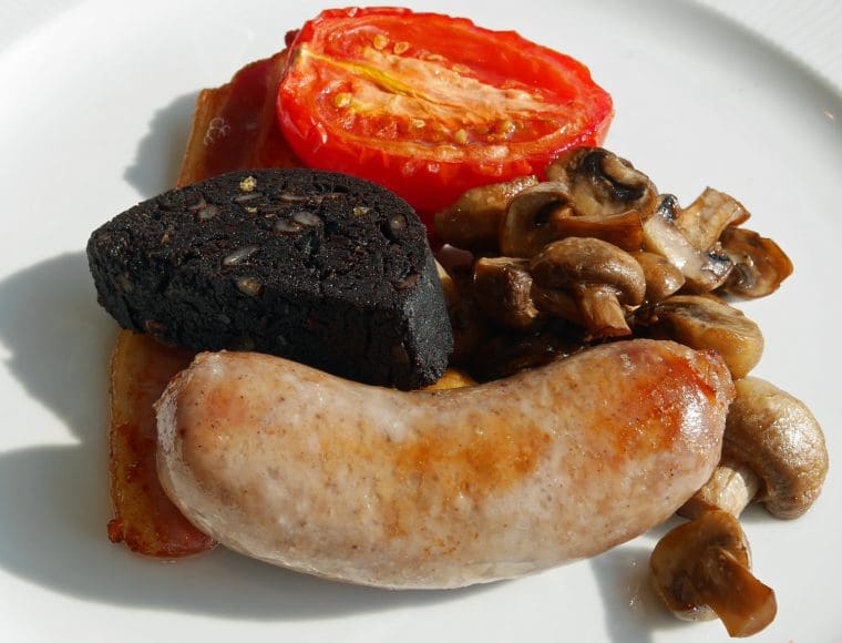 cooked breakfast highbullen hotel