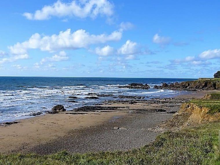 Looking towards Crooklets Beach Crooklets beach Bude North Cornwall