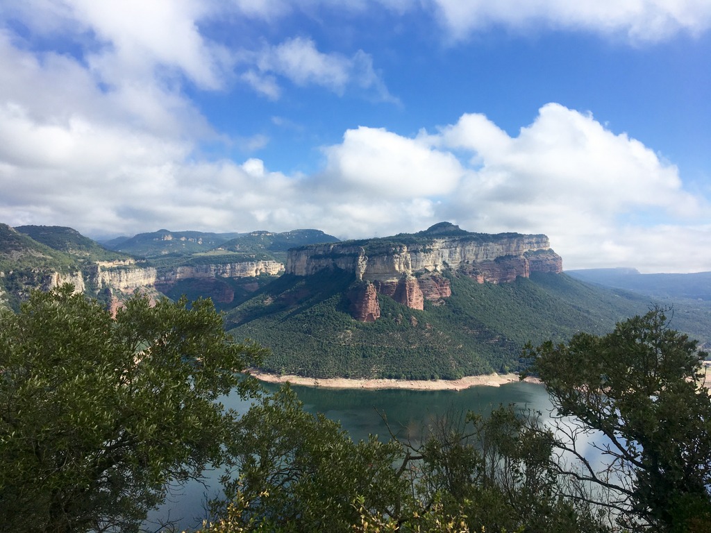 Sau Reservoir mountain views Catalonia Sau Reservoir mountain views Catalonia