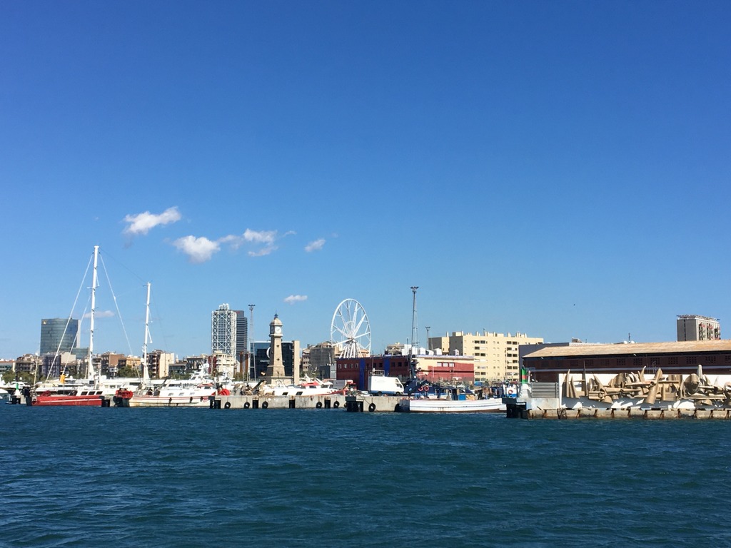 Barcelona coastline - Catalonia Spain