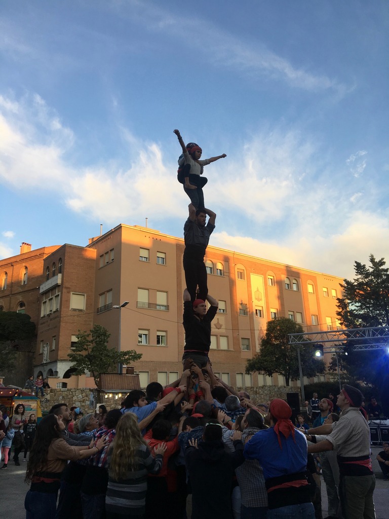 Human tower in Catalonia