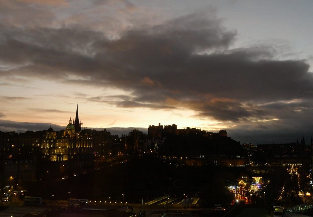 Edinburgh - Skyline from my room - Balmoral Hotel