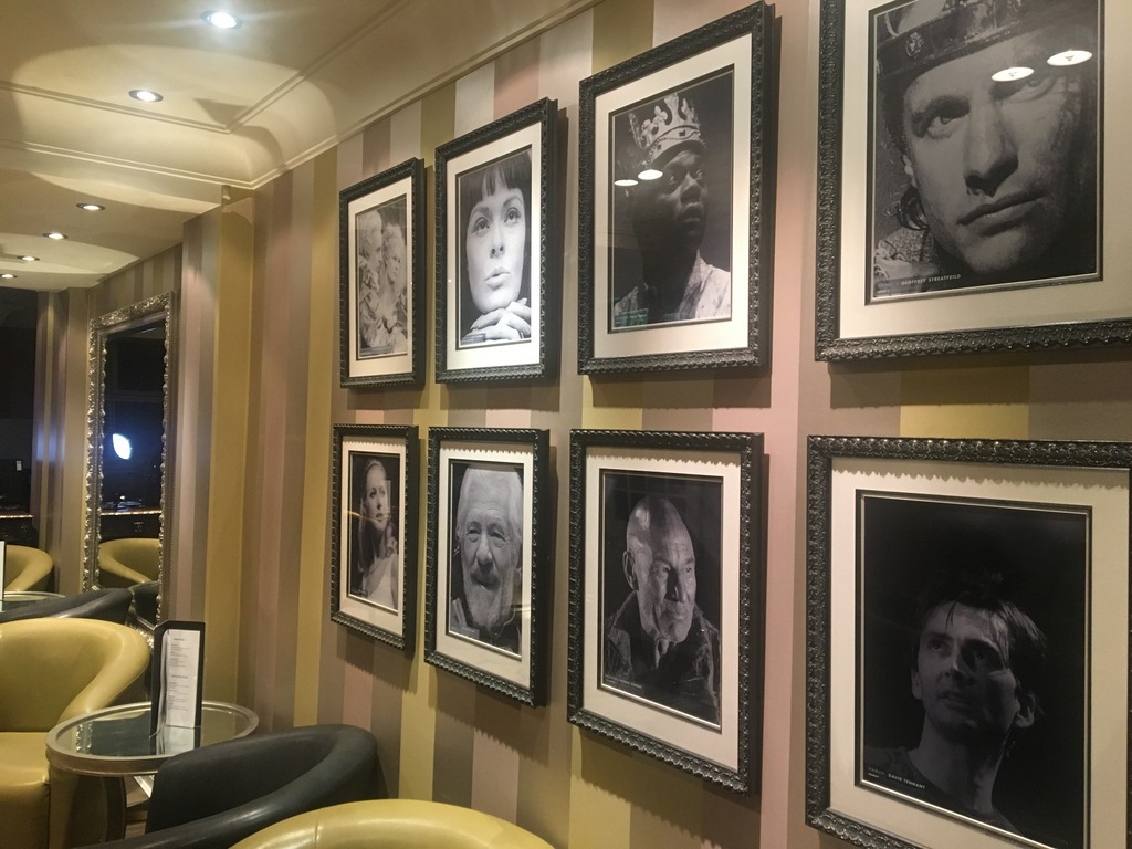 Stratford The Arden Hotel actor portrtait wall