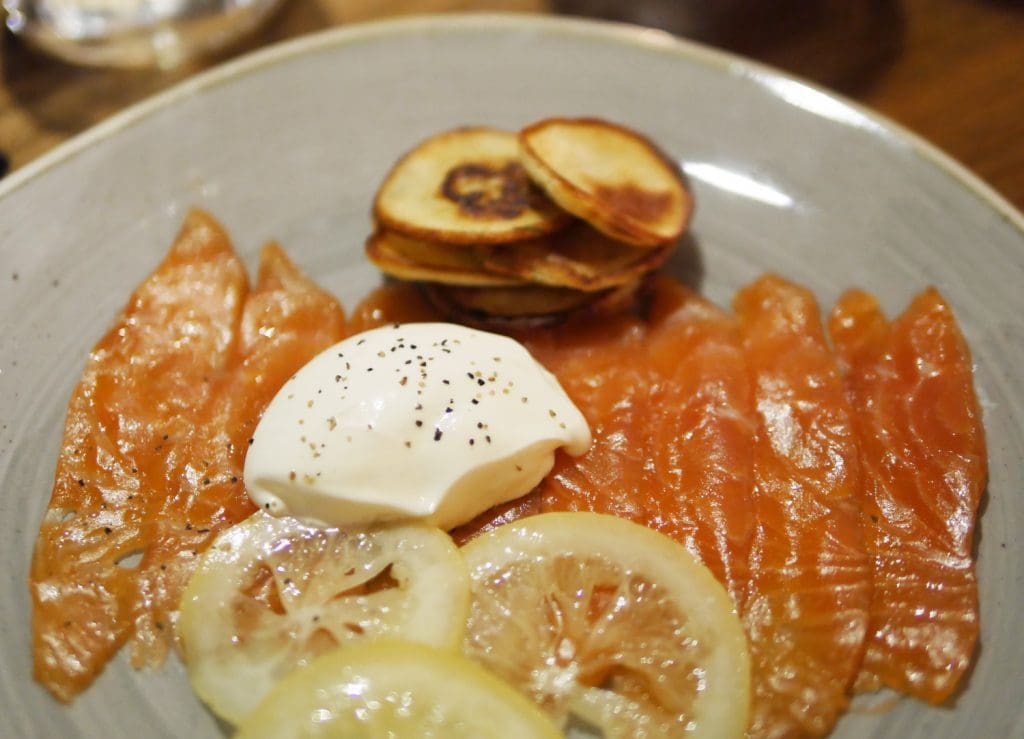 Whisky Cured Salmon Elements
