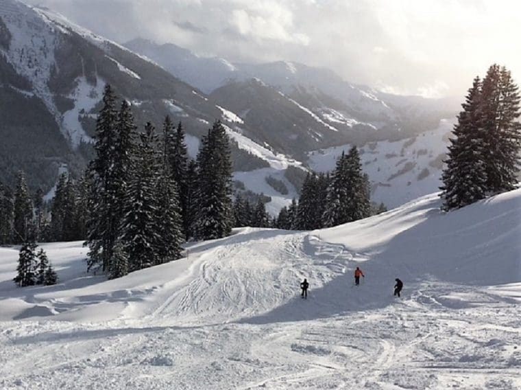 Saalbach Austria - The hidden piste Piste 36a The hidden piste Saalbach Austria - ski in Saalbach/Hinterglemm