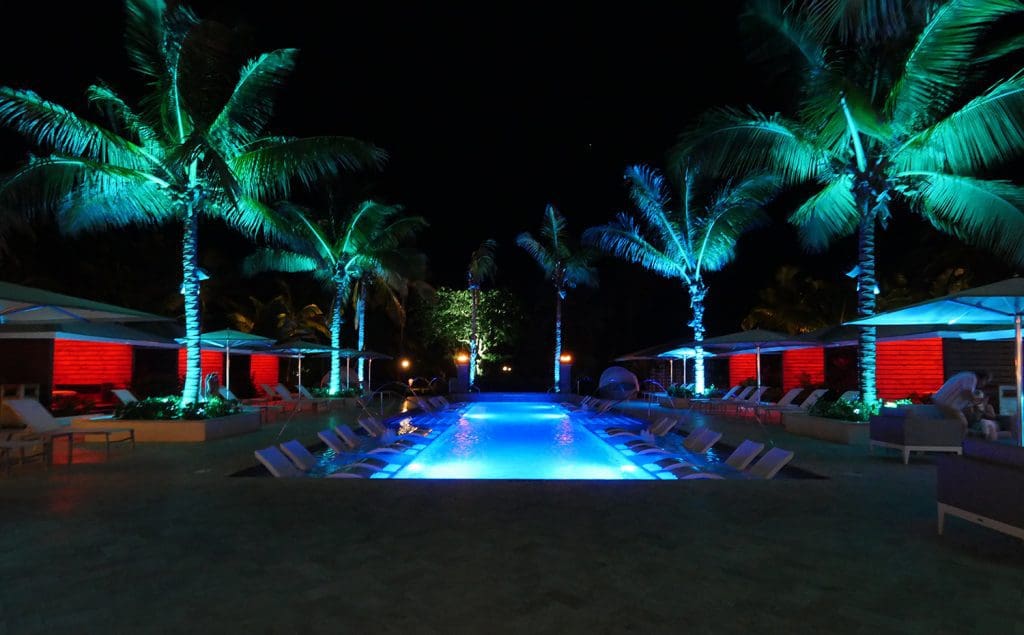Serenity at Coconut Bay at Night St Lucia All Inclusive