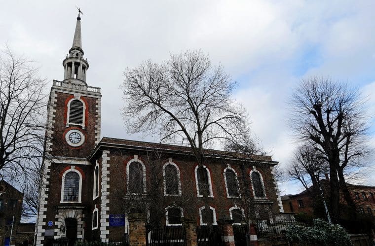 Rotherhithe St Marys Church, Mayflower in London