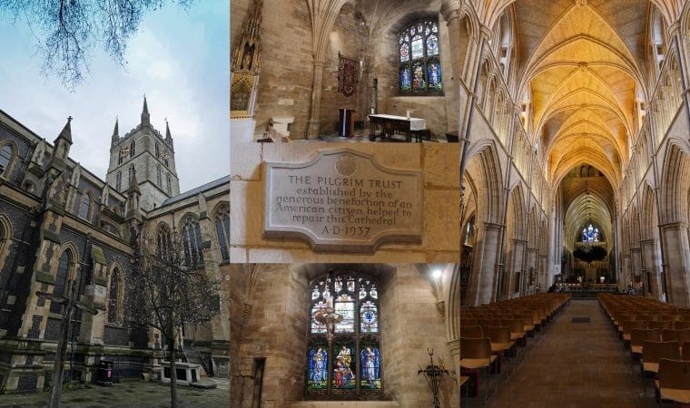 Southwark Cathedral John Harvard Chapel - Mayflower Connection London