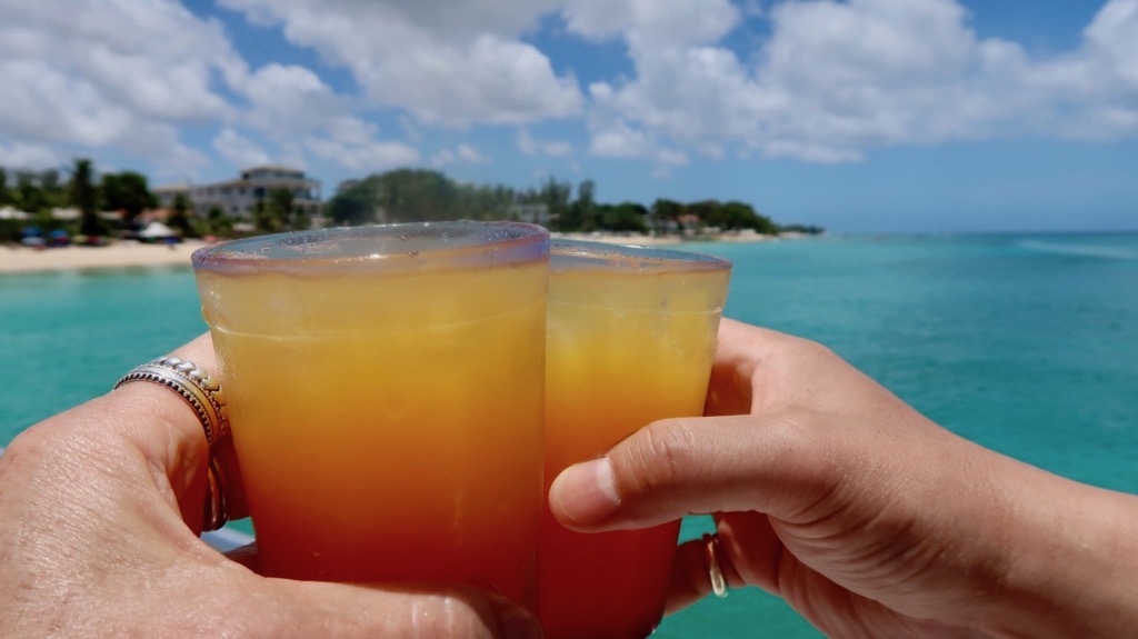 Jammin' rum punch, Barbados