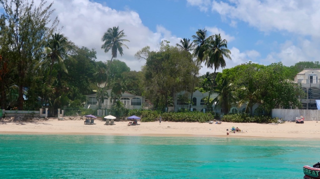 View from Jammin' catamaran cruise Barbados