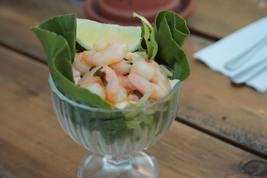 Alexander Pope Prawn cocktail