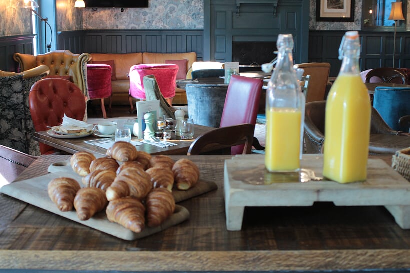 Alexander Pope breakfast pastries