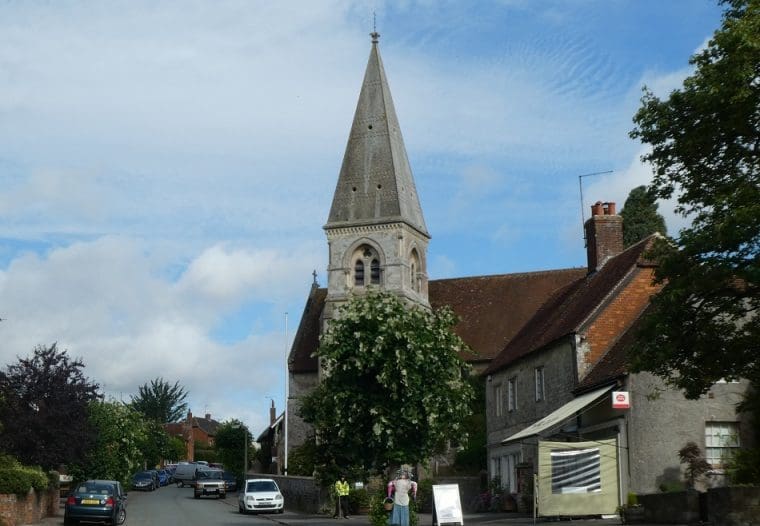 Church Hindon Village church Hindon Wiltshire