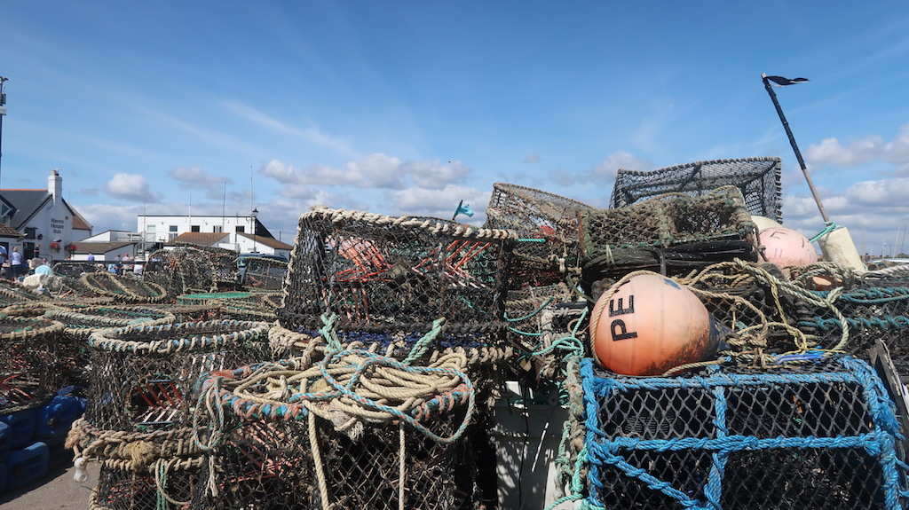 Fishing tackle at Mudeford Quay