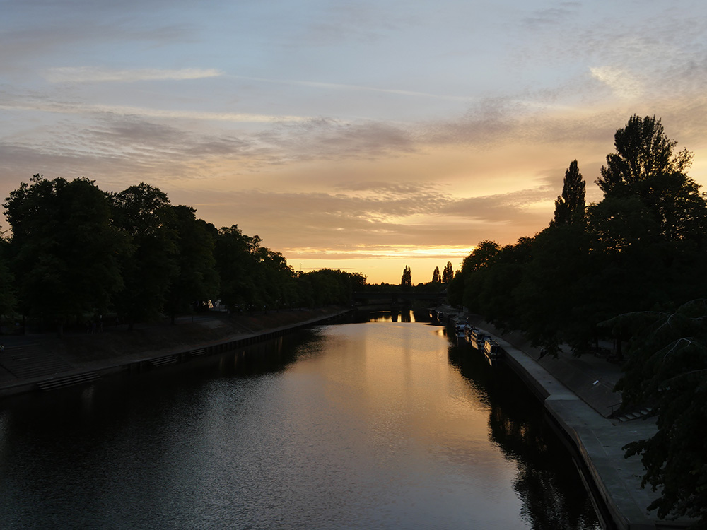 Sunset River Ouse York