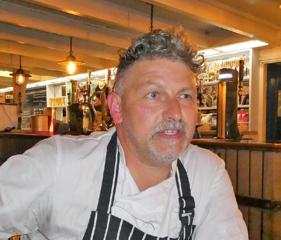 Ben Tunnicliffe chef the Tolcarne Inn Newlyn West Cornwall