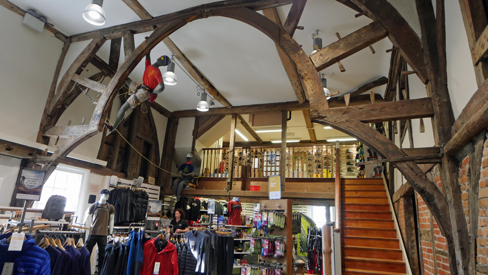 Cotswold Clothing Display and Medieval interior