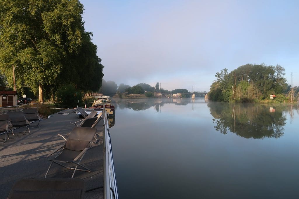 Great Rail Journeys Burgundy River Barge Auxonne Mist Great Rail Journeys Burgundy River Barge Auxonne Mist
