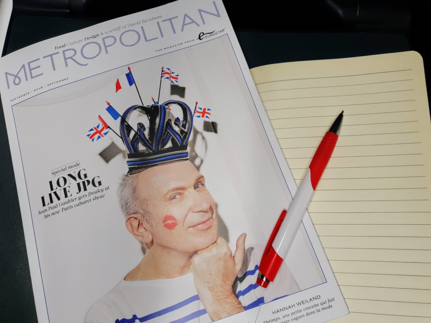 Eurostar magazine - travelling from London to Rotterdam by Eurostar