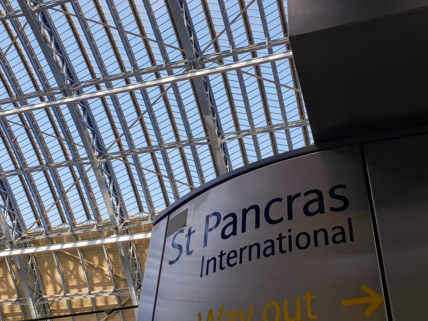 Eurostar terminal at St Pancras London