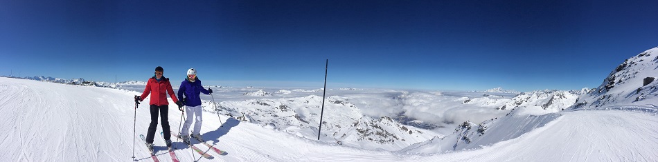 Panorama Les Trois Vallées France - top ski resorts in Europe