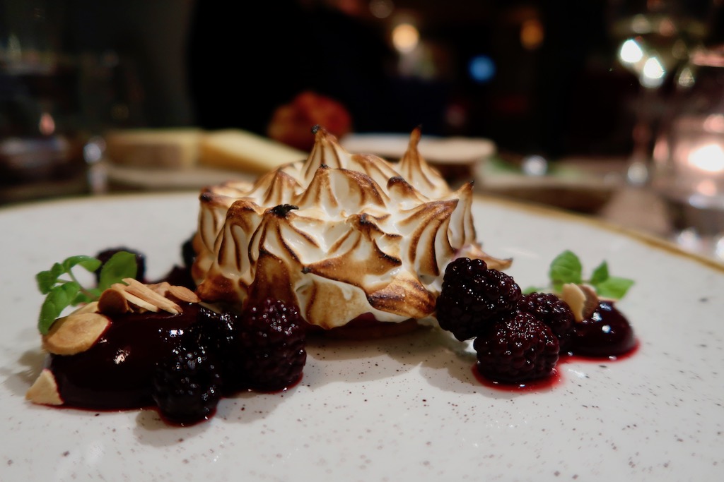 The Sun Inn - Blackberry Baked Alaska The Sun Inn - Blackberry Baked Alaska
