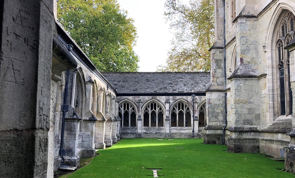 Cloisters Winchester College Winchester Hampshire