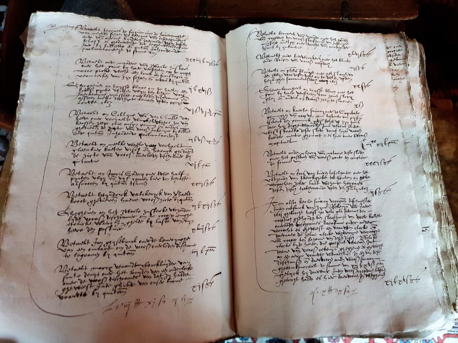 Record book from Plymouth Colony, Leiden American Pilgrim Museum