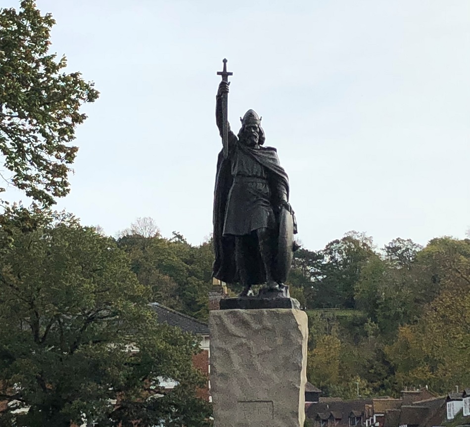 Statue of King Alfred the Great Winchester Hampshire